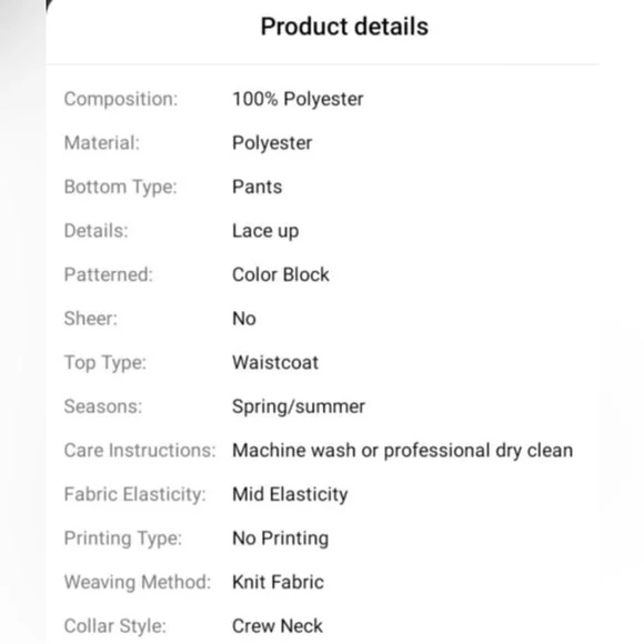 Cute two-piece set 🤍💚 - Picture 4 of 4